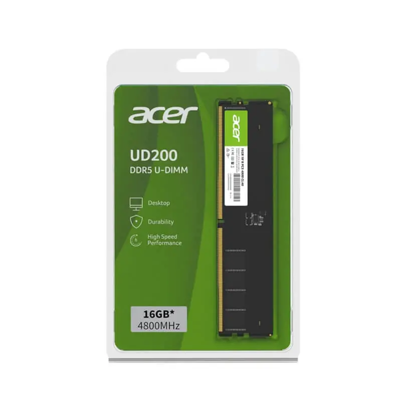 رم دسکتاپ DDR5-4800 ایسر مدل UD200 CL40-3